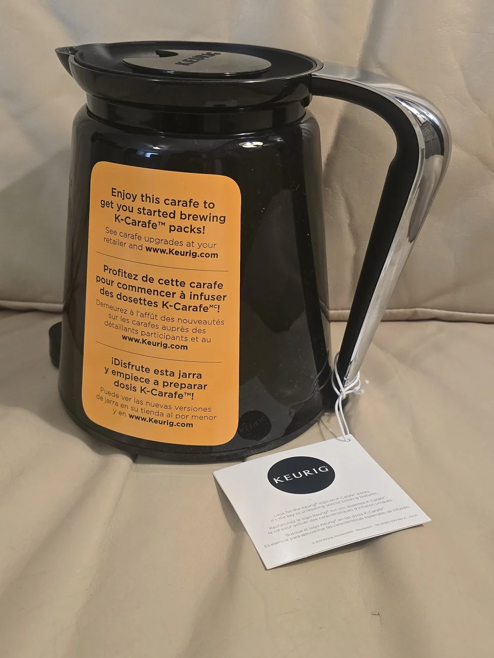 Keurig Black Carafe with Box